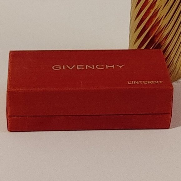 Vintage GIVENCHY L’ INTERDIT Paris Fragrance Refill Spray Gold Case 1/3 oz No602 - Picture 2 of 6